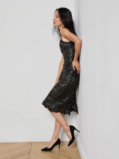 Kazuko Vegan Leather Dress - Image 4