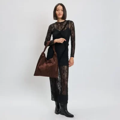 Meadow Hobo Bag in chocolate - Image 4