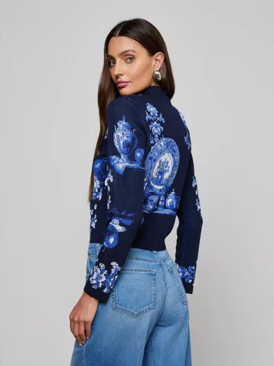 Osiris Jacquard Cardigan - Image 4