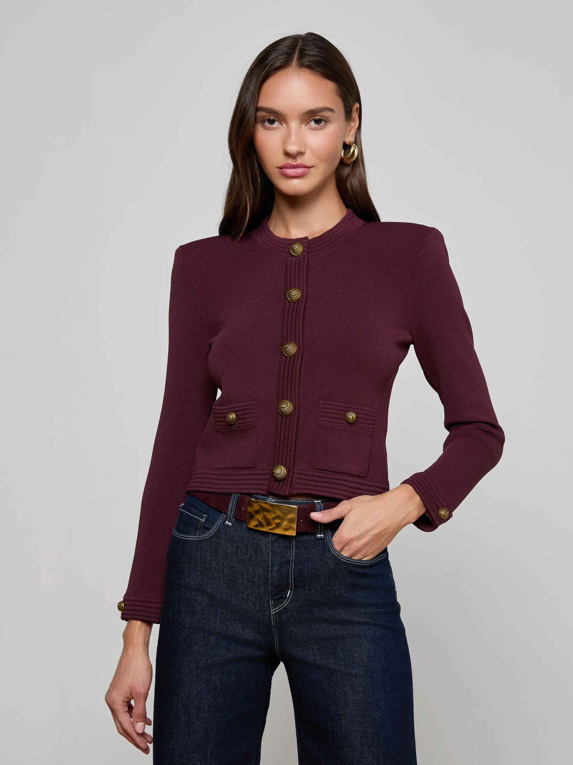 Patsy Cropped Cardigan - Image 7