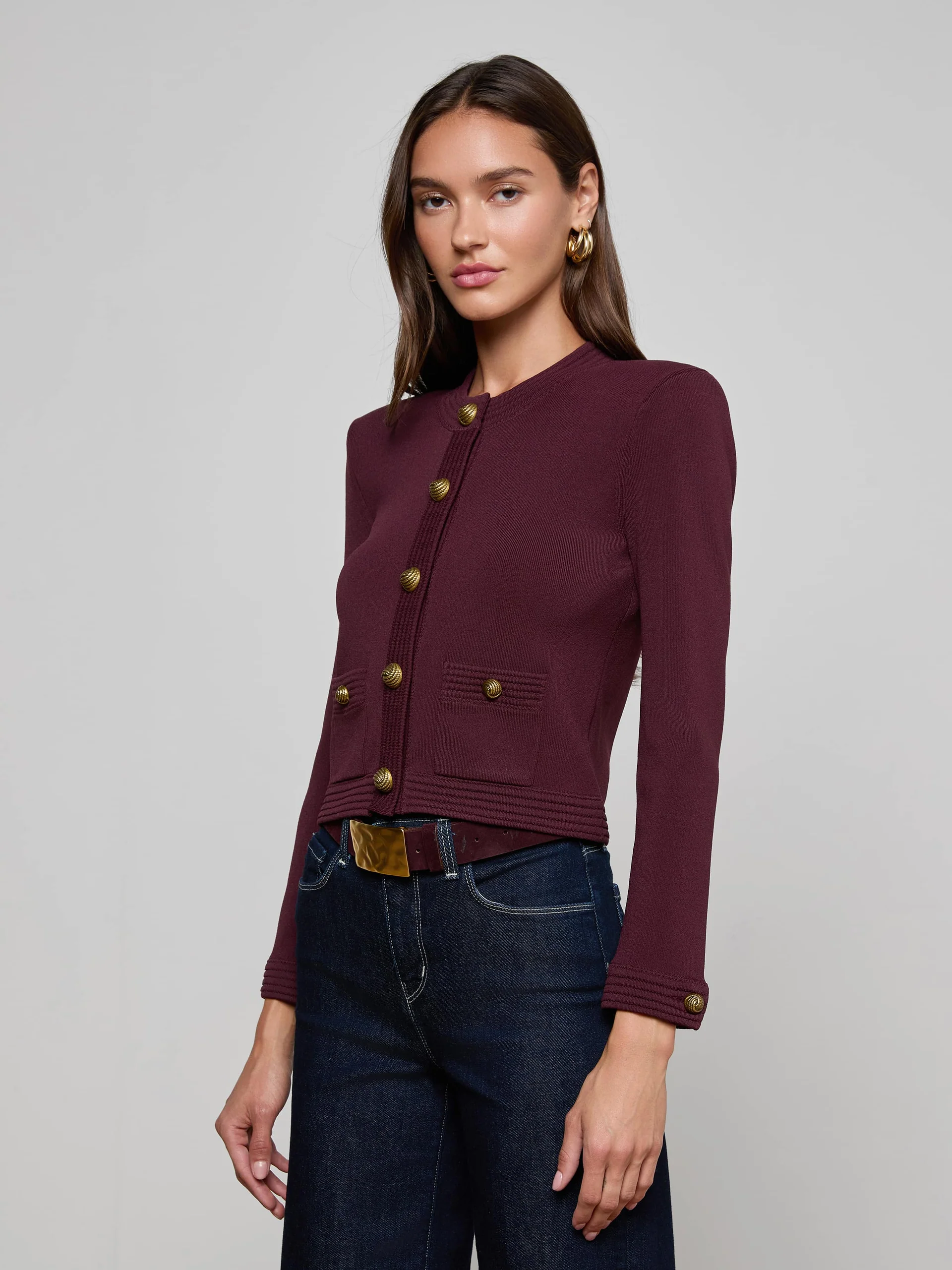 Patsy Cropped Cardigan - Image 6