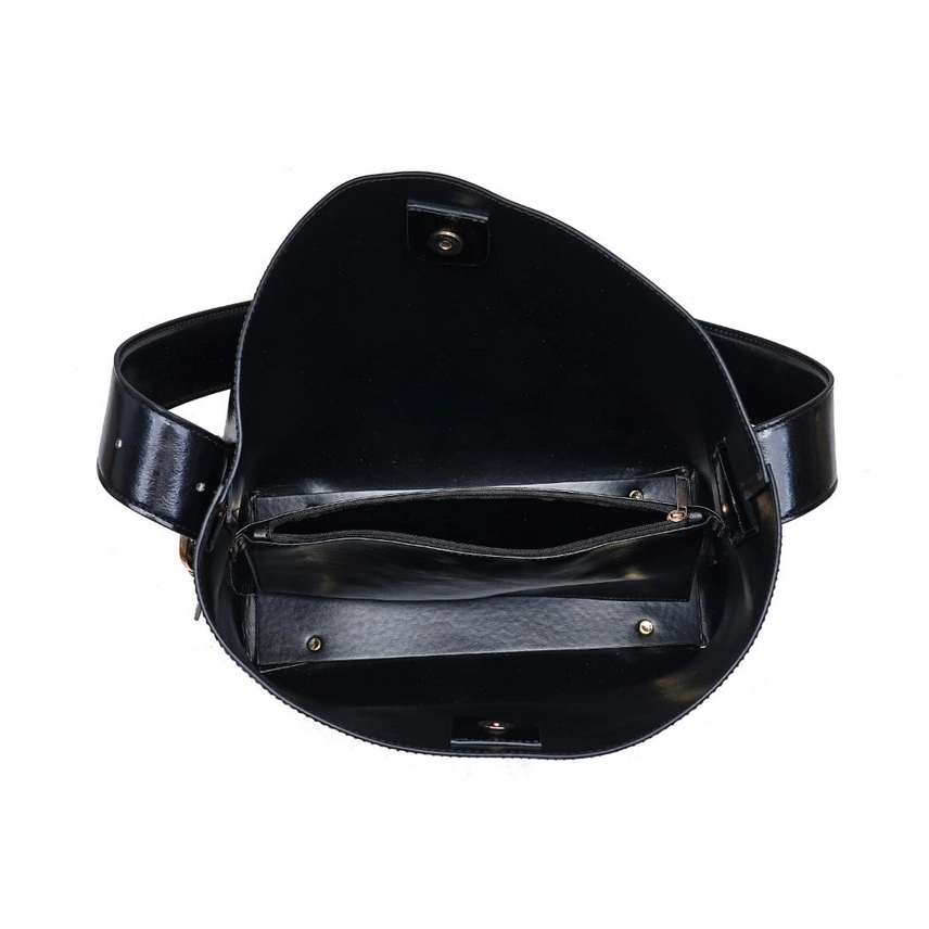 Brooke Bucket Bag in black - Image 3