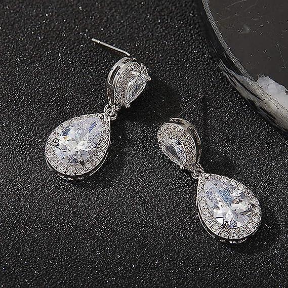 Isabella Cz Crystal Earrings - Image 2