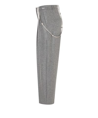 Emilie Crystal chain trousers - Image 5