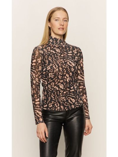 Kanen Print Mesh Top - Image 6