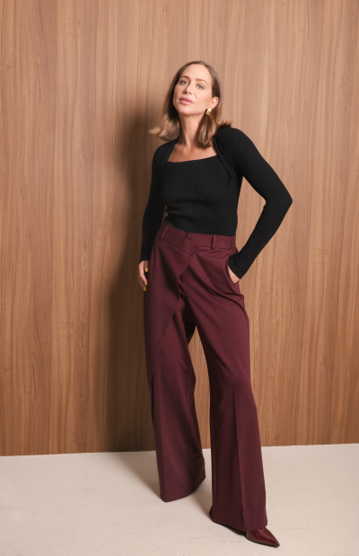 Pixie Pants in wine - Image 2