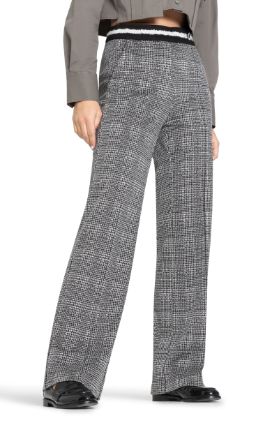Ava Pant in glen check