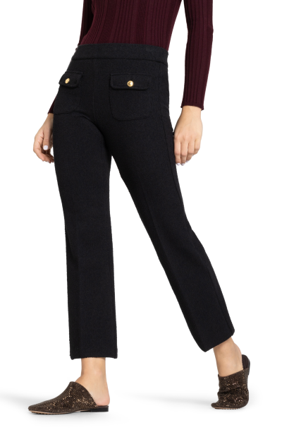 Faith Patched Pocket in Black