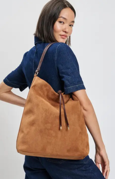 Felicity Hobo Bag in cognac