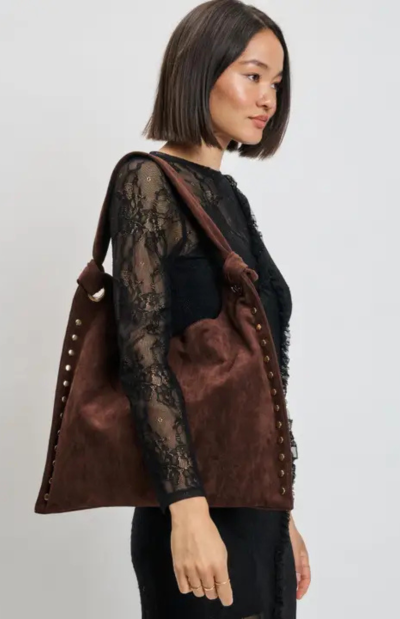 Meadow Hobo Bag in chocolate