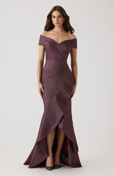Cleo Off Shoulder Gown - Image 3