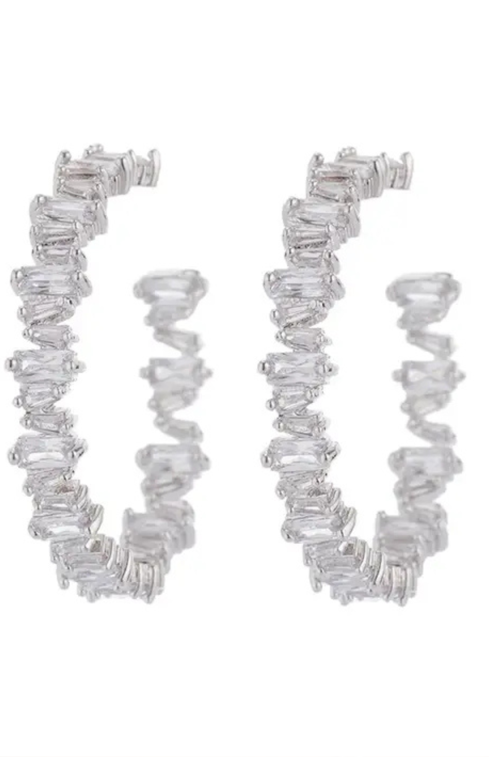 Cindy Crystal Loop Earring