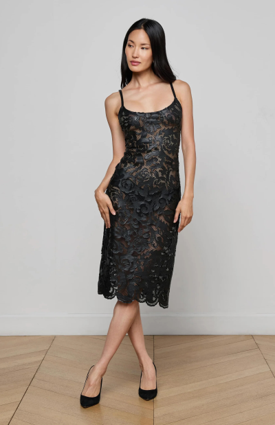 Kazuko Vegan Leather Dress