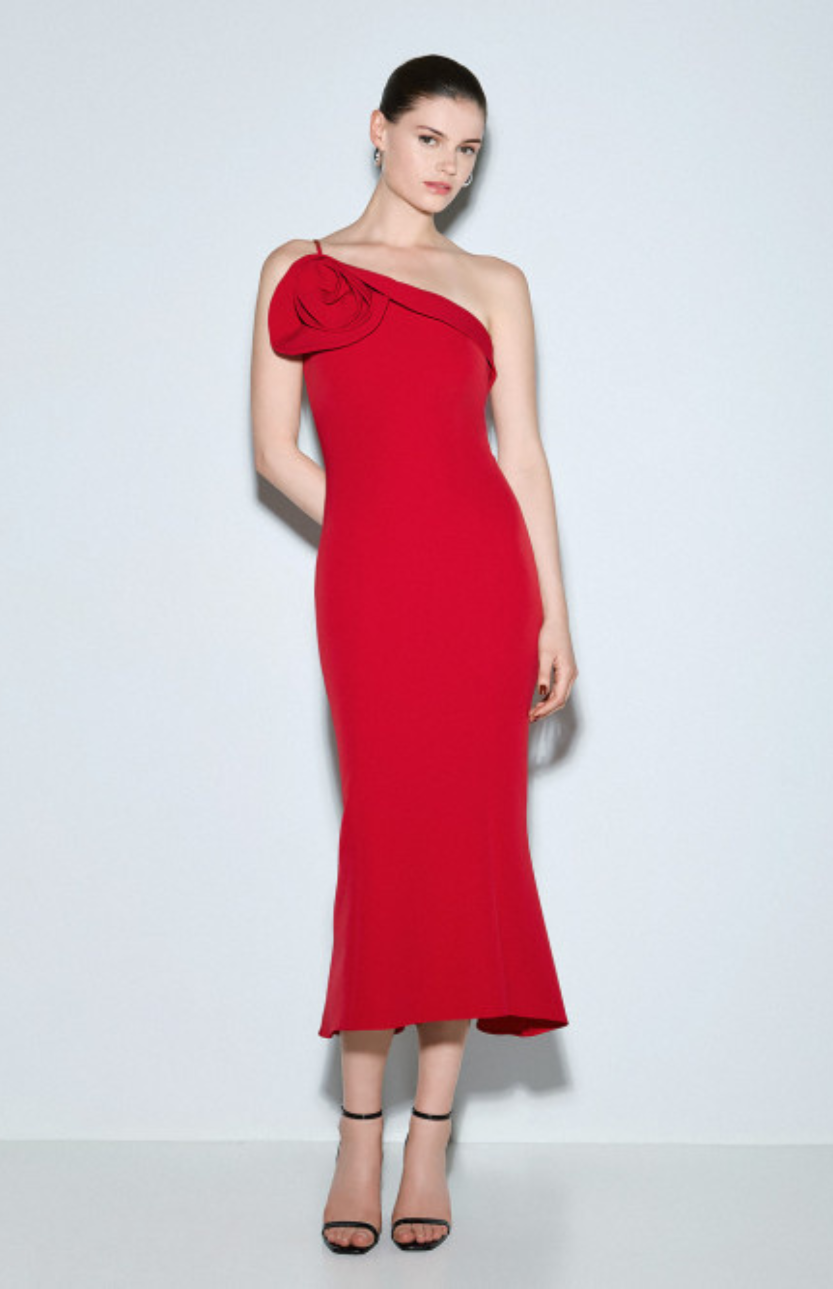 Tazeen Dress in red