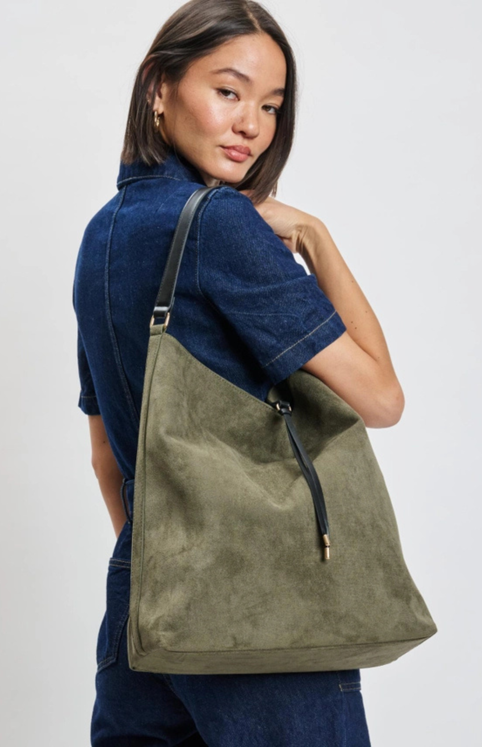 Felicity Hobo Bag in olive
