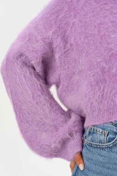 GARCELLE Wool Turtleneck Sweater in lavender - Image 5