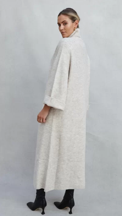 Vivienne Sweater Dress - Sand - Image 2