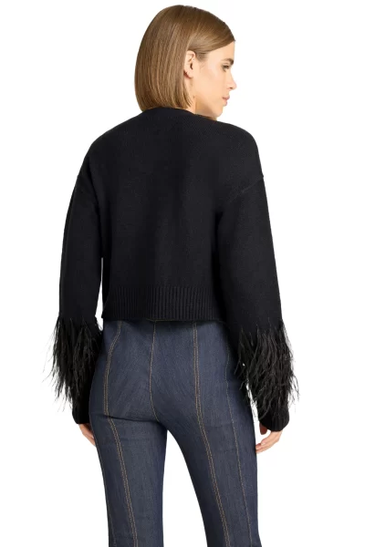 BRIA FEATHER CARDIGAN - Image 3