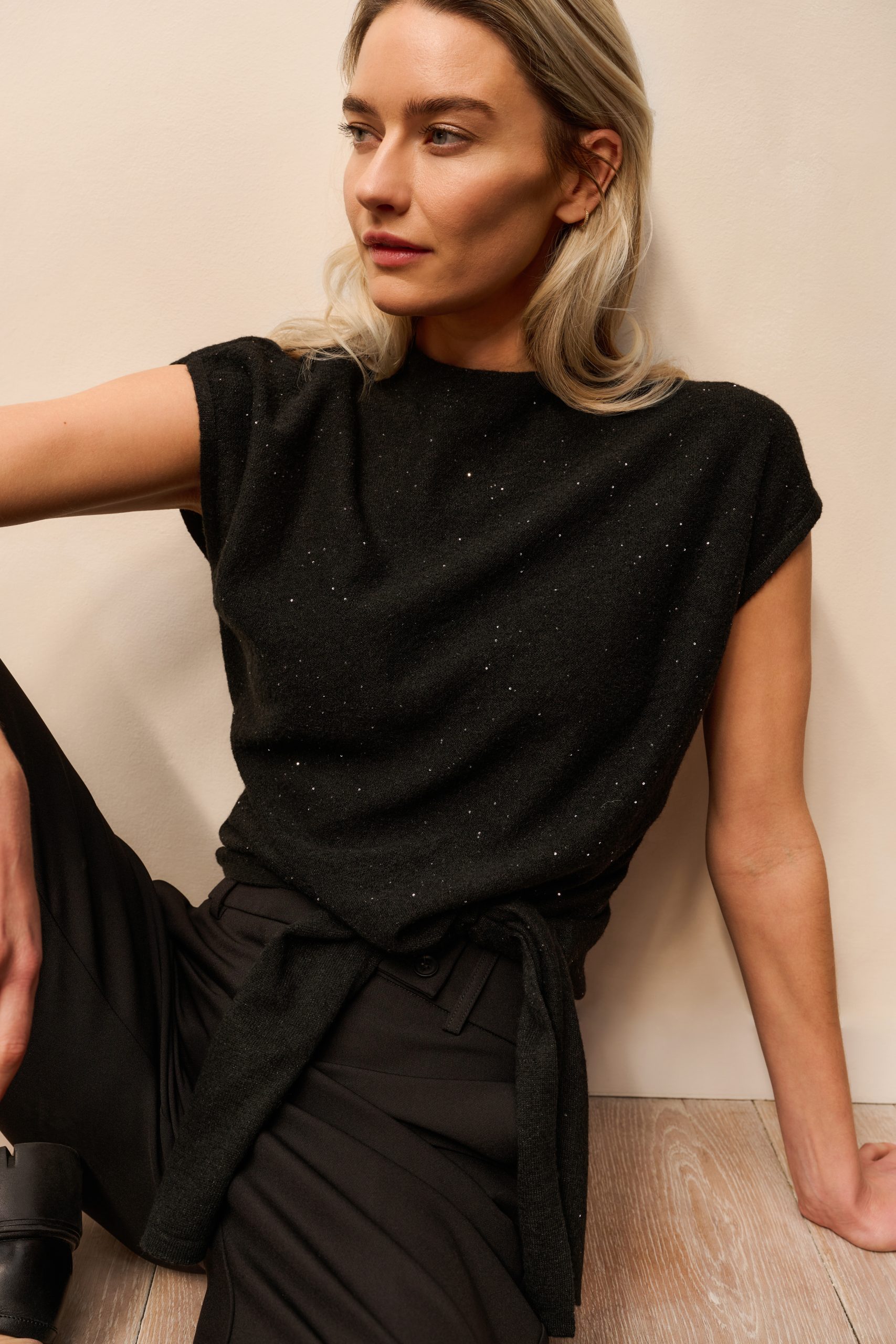 Samantha Sleeveless Sweater - Image 2