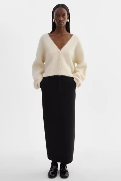 MINNIE Knit Cardigan in ivory - Image 7