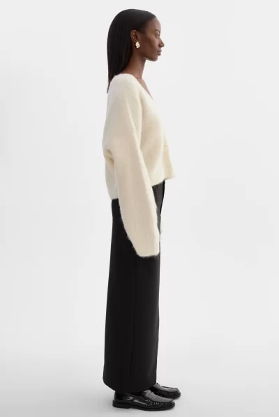 MINNIE Knit Cardigan in ivory - Image 4