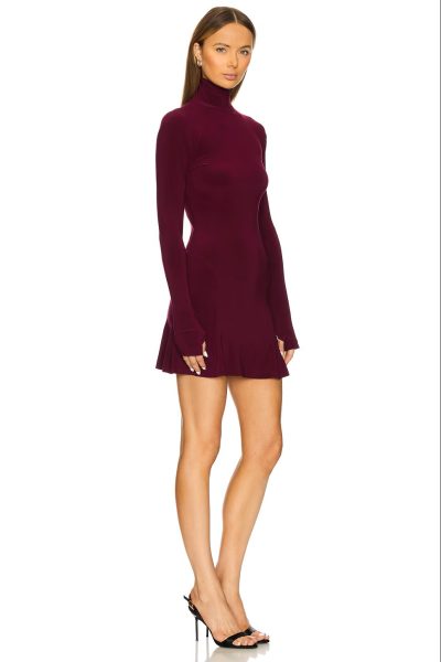Sunny Turtleneck Fishtail Mini Dress - Image 2