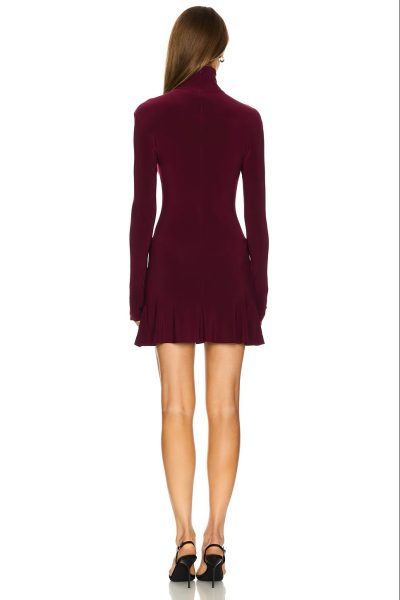 Sunny Turtleneck Fishtail Mini Dress - Image 3