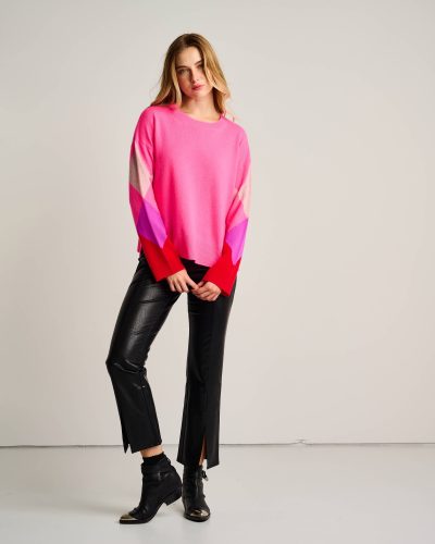 Power Surge Crewneck in Neon Pink - Image 5