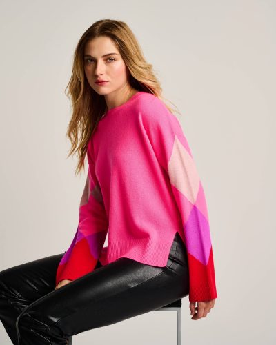 Power Surge Crewneck in Neon Pink - Image 3