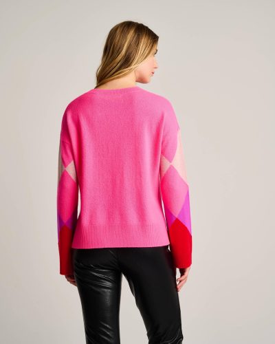 Power Surge Crewneck in Neon Pink - Image 4