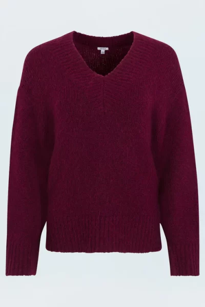 Talia Sweater - Claret - Image 2