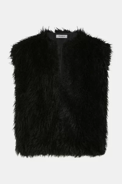 Sadelle Faux Fur Vest - small - Image 2