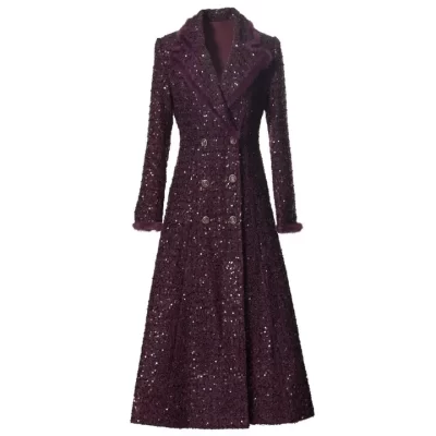 Connie Sequins Coat - sz small - coming soon - Image 8