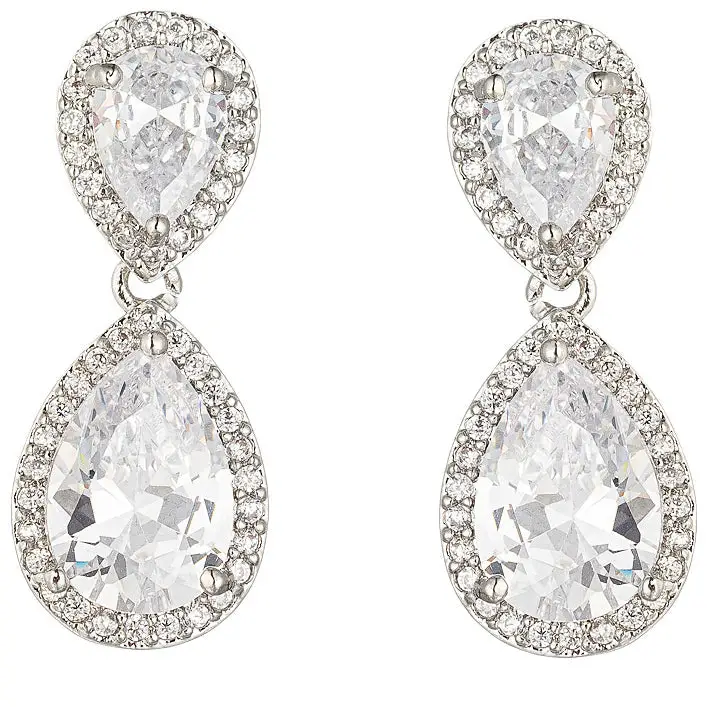 Isabella Cz Crystal Earrings - Image 3