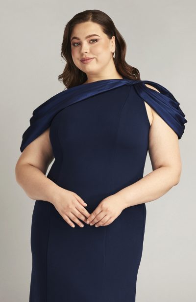 Carlene Shoulder Drape Gown - SZ 20+ - Image 2
