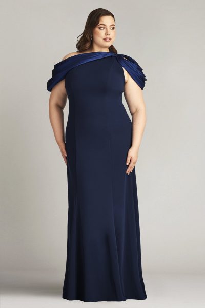 Carlene Shoulder Drape Gown - SZ 20+ - Image 3