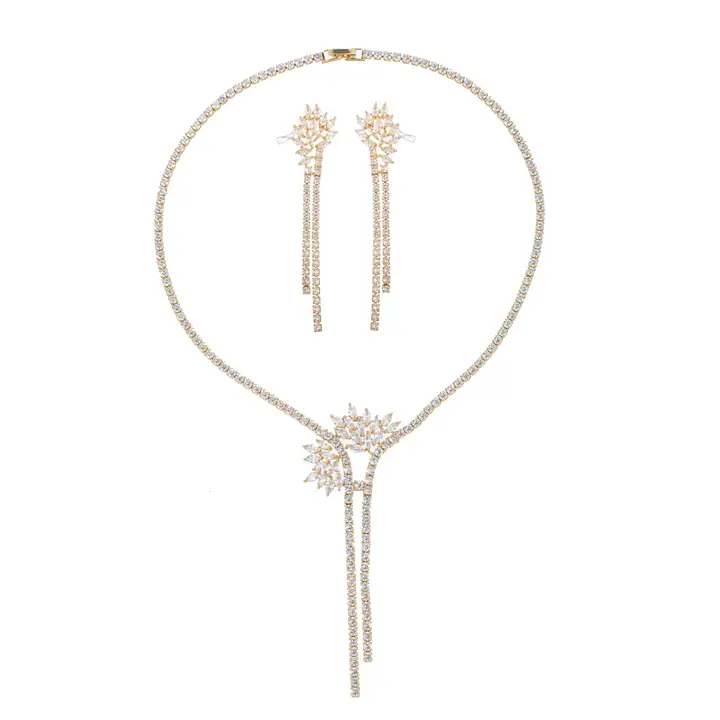 Audrey Cz Drop Necklace - Image 5