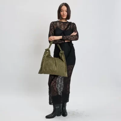 Meadow Hobo Bag in olive - Image 5