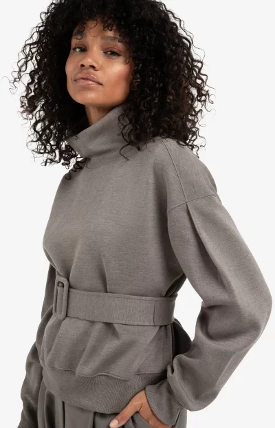 Maribel belted sweatshirt - Image 6
