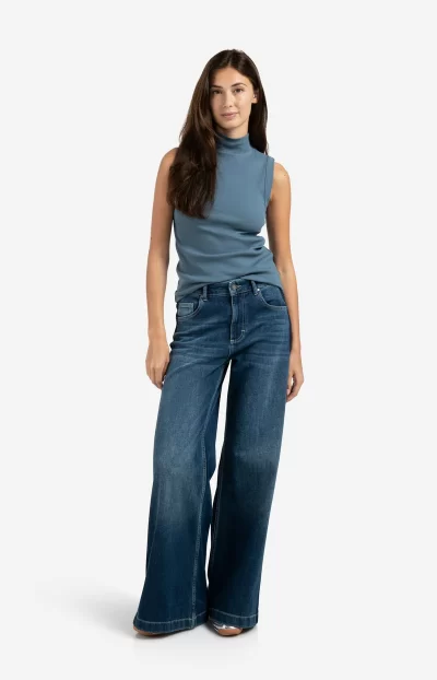 Jen High Waisted Wide Leg Jeans - Image 3
