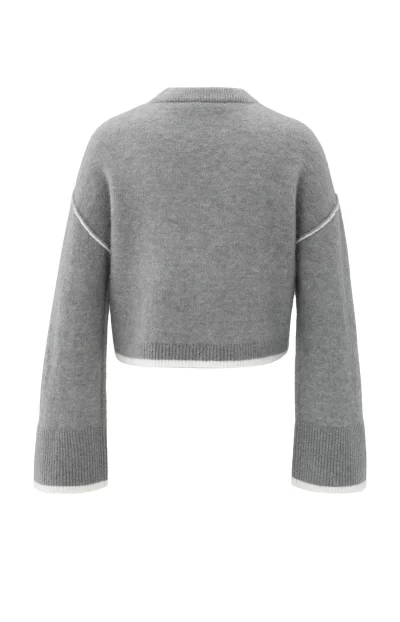 Millar Knitted Sweater in grey - Image 4