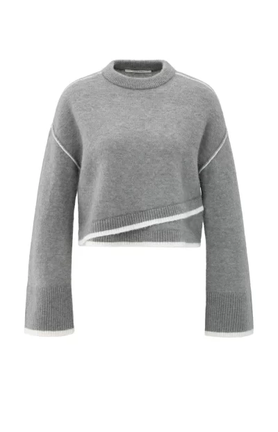 Millar Knitted Sweater in grey - Image 9
