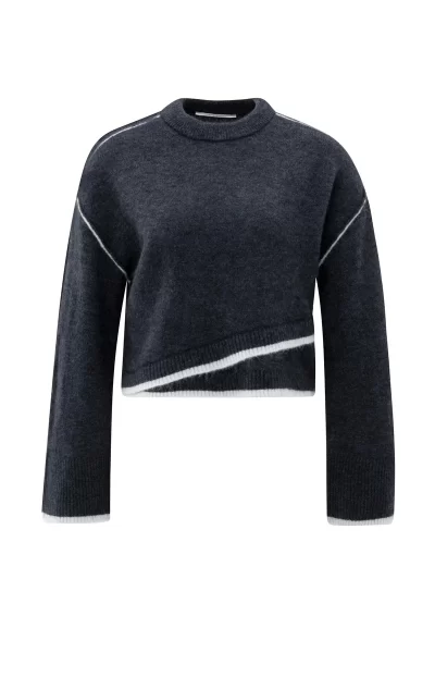 Millar Knitted sweater in navy - Image 9