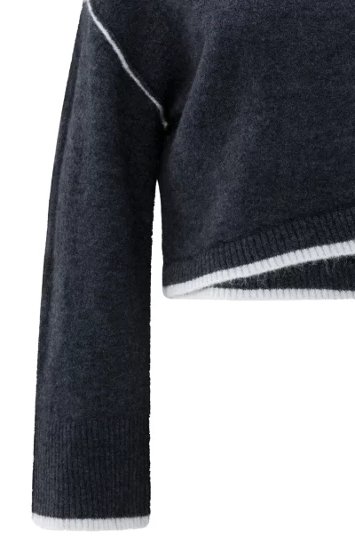 Millar Knitted sweater in navy - Image 3