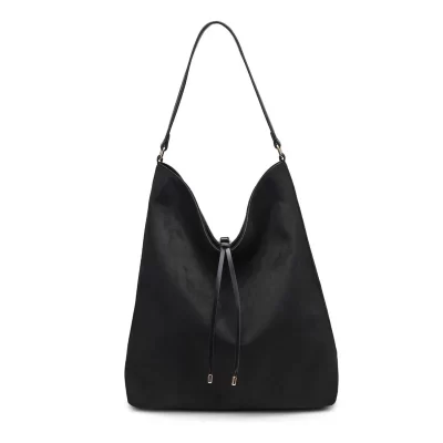 Felicity Hobo Bag in Black - Image 5
