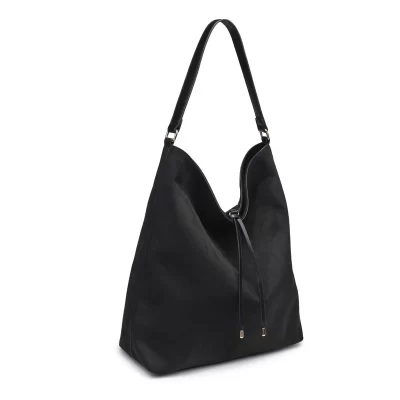 Felicity Hobo Bag in Black - Image 4