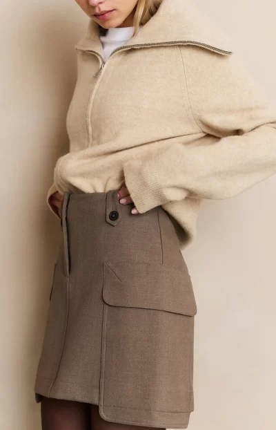Melange Cargo Skirt - sz 8 - Image 3