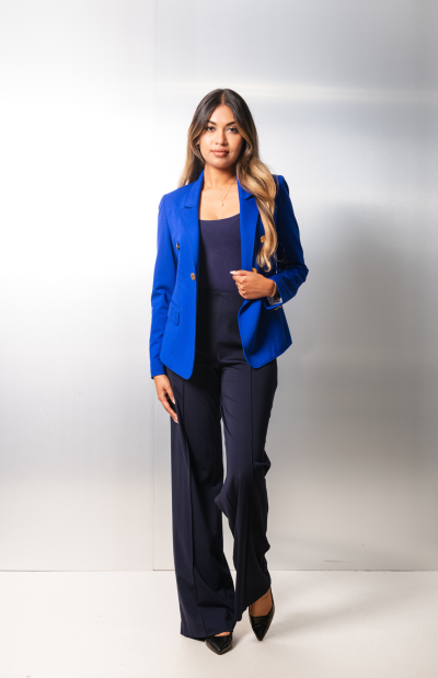 Quinn Blazer in Royal - Image 3