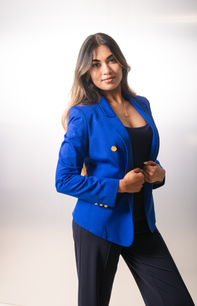 Quinn Blazer in Royal - Image 2