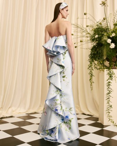 Sage Ruffled Train Gown - coming soon - Image 2